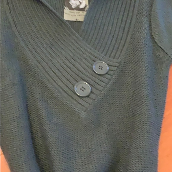 Red Paint Juniors Sweater Dress Gray Small - Picture 3 of 3